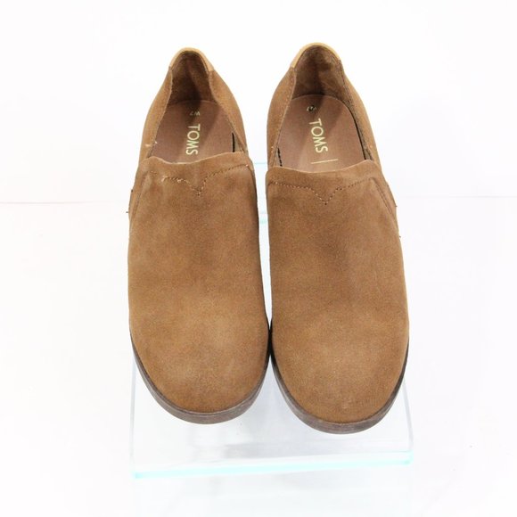 Toms Shaye Boots Women Suede Bootie sz 7 Western style Shootie - Picture 4 of 9